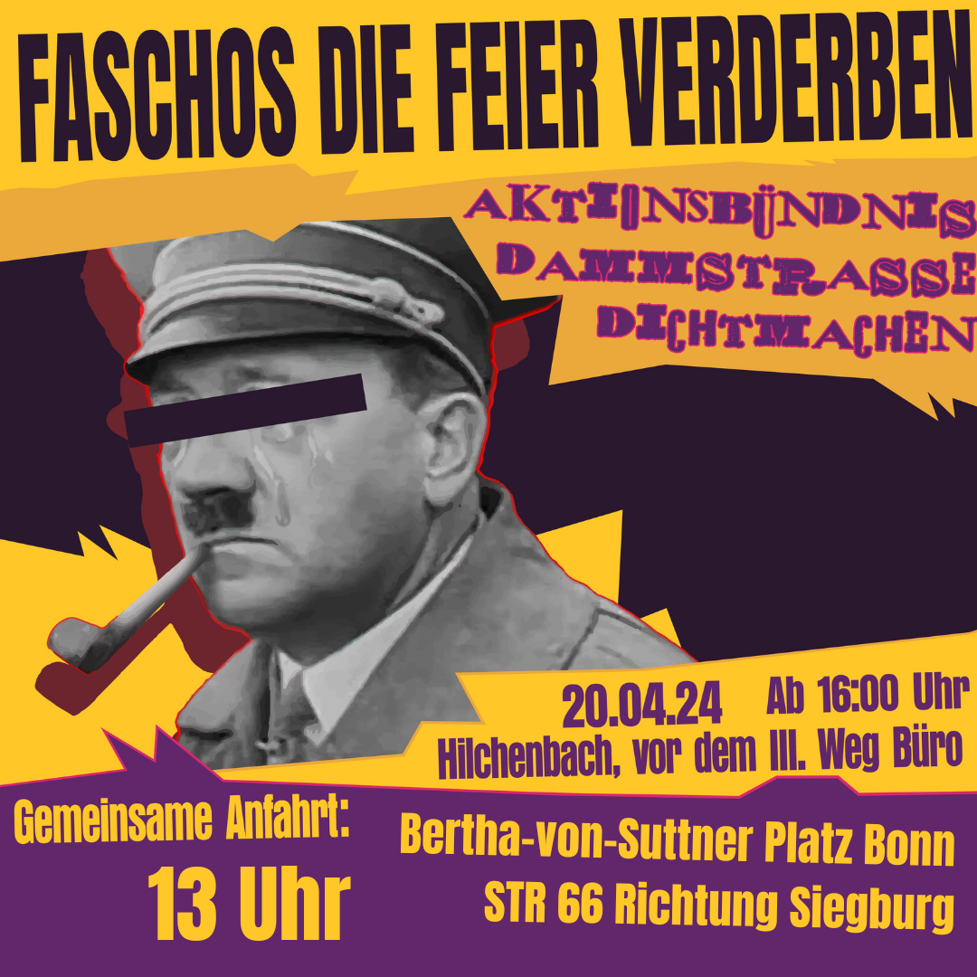 Gemeinsam Anreise nach Hilchenbach. Den Nazis die Feier Verderben!
